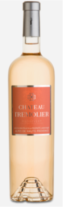 Château Trémolier Pierrevert Alpes de Hautes Provence AOP Rosé Fruité Bio   2023